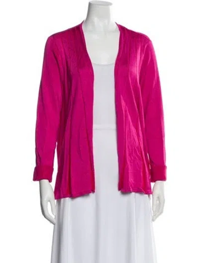 Pre-owned St John Evening Jacket In Pink