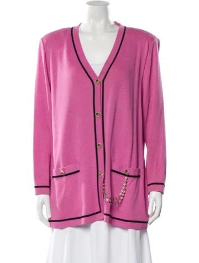 Pre-owned St John Evening Jacket In Pink