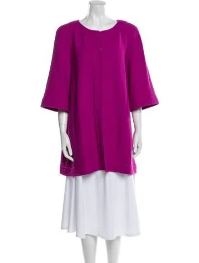 Pre-owned St John Evening Jacket In Purple