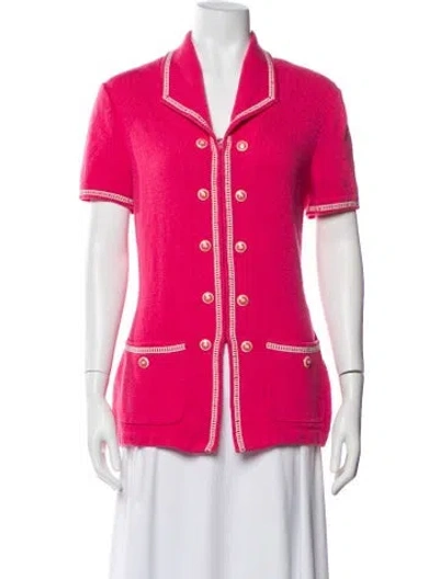 Pre-owned St John Evening Jacket In Red