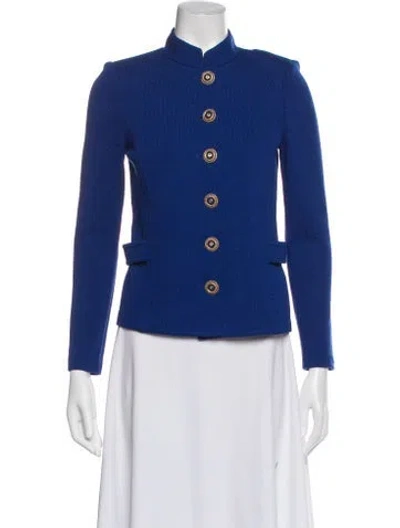 Pre-owned St John Evening Jacket W/ Tags In Blue
