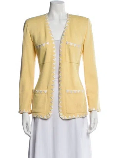 Pre-owned St John Evening Jacket In Yellow