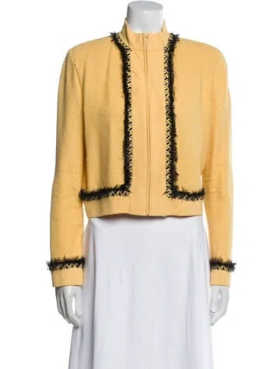 Pre-owned St John Evening Jacket In Yellow