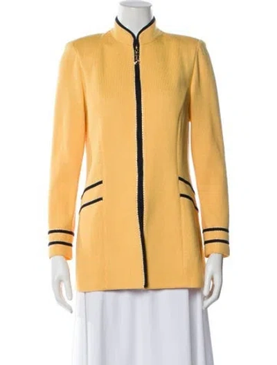 Pre-owned St John Evening Jacket In Yellow