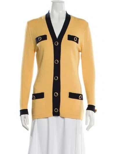 Pre-owned St John Evening Jacket In Yellow