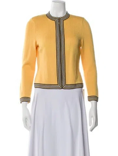 Pre-owned St John Evening Jacket In Yellow