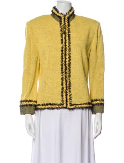 Pre-owned St John Evening Jacket In Yellow