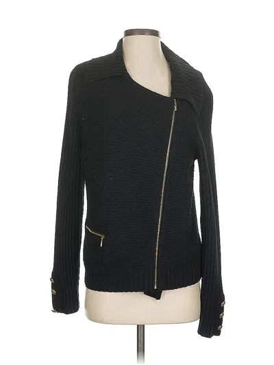 Pre-owned St. John Exclusively For Nordstrom Cardigan Sweater In Black