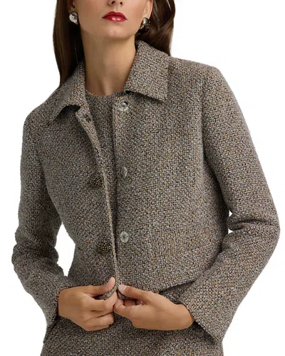 ST JOHN EYELASH TWEED JACKET