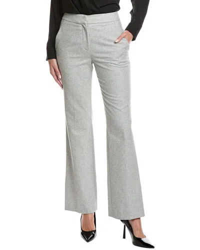 ST JOHN ST. JOHN FLANNEL WOOL-BLEND PANT