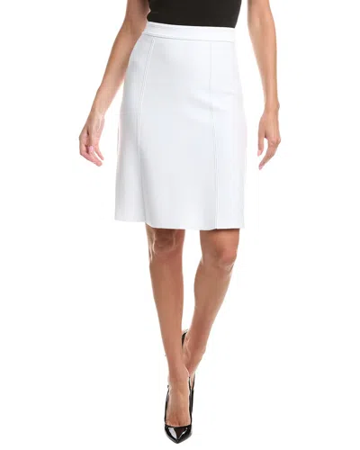 St John St. John Flare Skirt In White