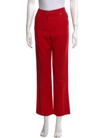 Pre-owned St John Flared Pants In Red