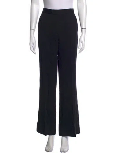 Pre-owned St John Flared Pants In Black