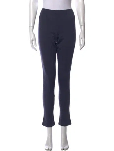 Pre-owned St John Flared Pants In Blue