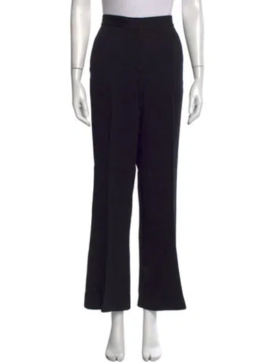 Pre-owned St John Flared Pants In Blue