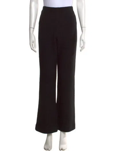 Pre-owned St John Flared Pants W/ Tags In Black