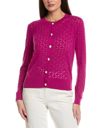 ST JOHN ST. JOHN FLOAT KNIT CARDIGAN