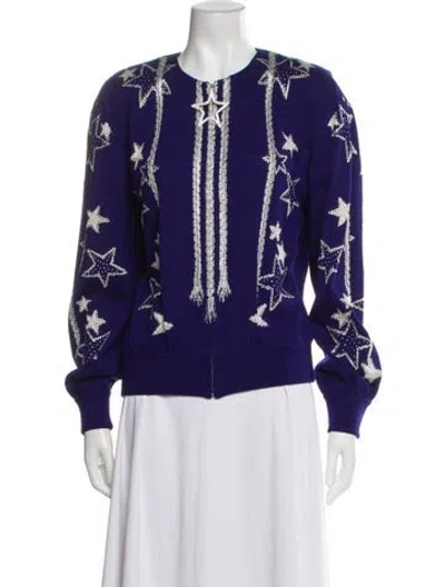 Pre-owned St John Floral Print Evening Jacket