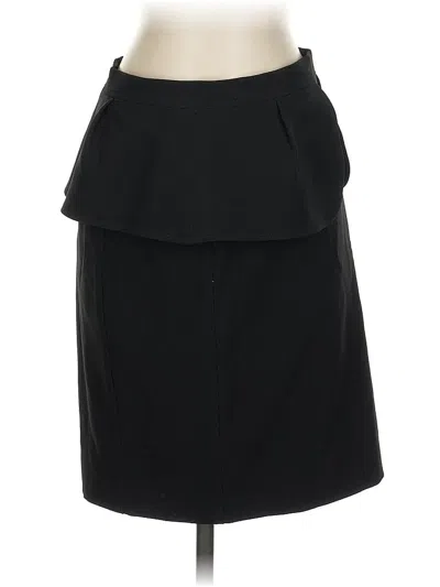 Pre-owned St John Formal Skirt In Black