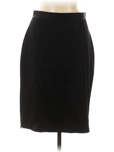 Pre-owned St John Formal Skirt In Black