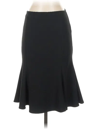 Pre-owned St John Formal Skirt In Black