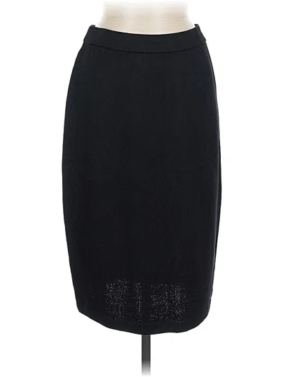 Pre-owned St John Formal Skirt In Black