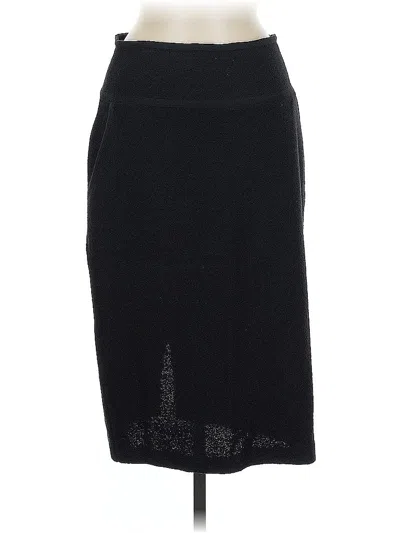Pre-owned St John Formal Skirt In Black