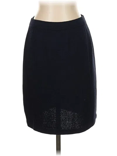 Pre-owned St John Formal Skirt In Black