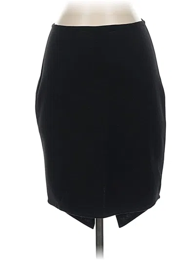 Pre-owned St John Formal Skirt In Black