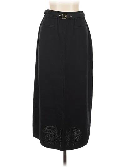 Pre-owned St John Formal Skirt In Black