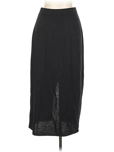 Pre-owned St John Formal Skirt In Black