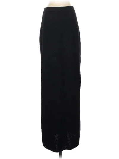 Pre-owned St John Formal Skirt In Black