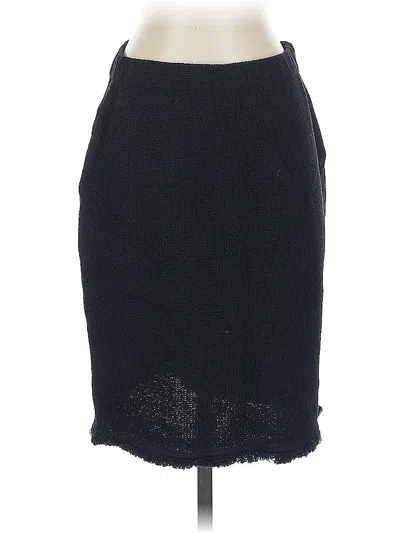Pre-owned St John Formal Skirt In Black