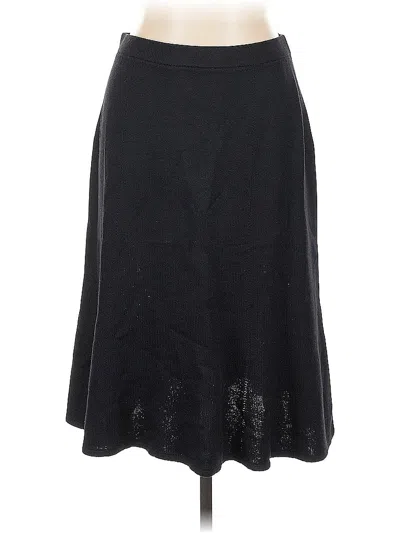 Pre-owned St John Formal Skirt In Black