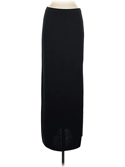 Pre-owned St John Formal Skirt In Black