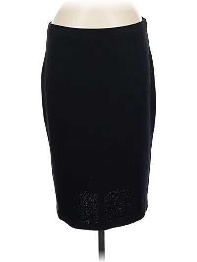 Pre-owned St John Formal Skirt In Black