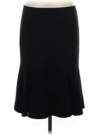 Pre-owned St John Formal Skirt In Black