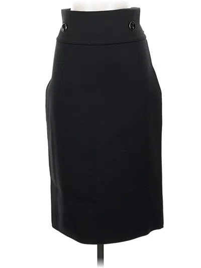 Pre-owned St John Formal Skirt In Black