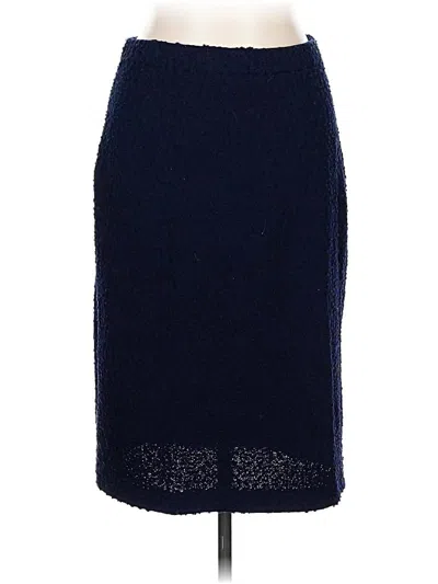 Pre-owned St John Formal Skirt In Blue