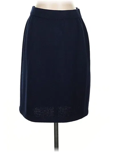 Pre-owned St John Formal Skirt In Blue
