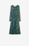 St John Geo Bouquet Fil Coup Dress In Bbcx