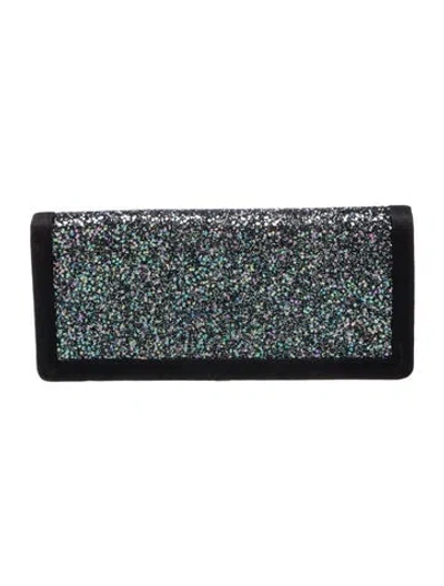 Pre-owned St John Glitter Clutch In Blue