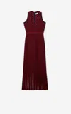 St John Scoop-neck Open-knit Maxi Dress In Migr