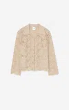 St John Guipure Lace Jacket In Pnbh