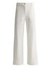 St John High-waist Trousers In White