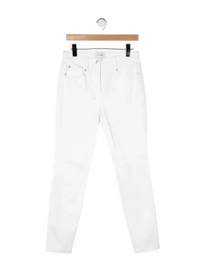 Pre-owned St John High-rise Skinny Leg Jeans W/ Tags In White