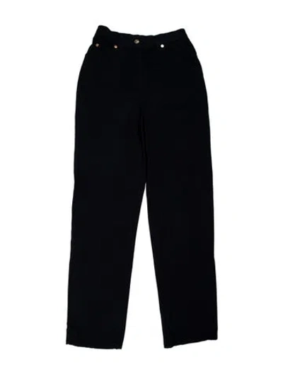 Pre-owned St John High-rise Straight Leg Jeans In Blue