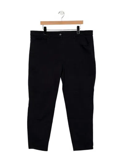 Pre-owned St John High-rise Straight Leg Jeans In Blue