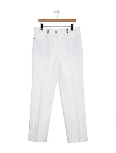 Pre-owned St John High-rise Wide Leg Jeans In Blue