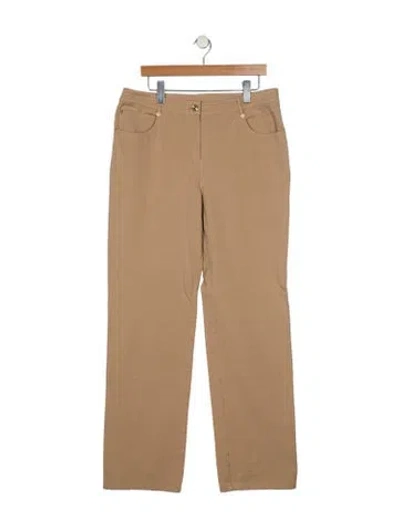 Pre-owned St John High-rise Wide Leg Jeans In Neutral